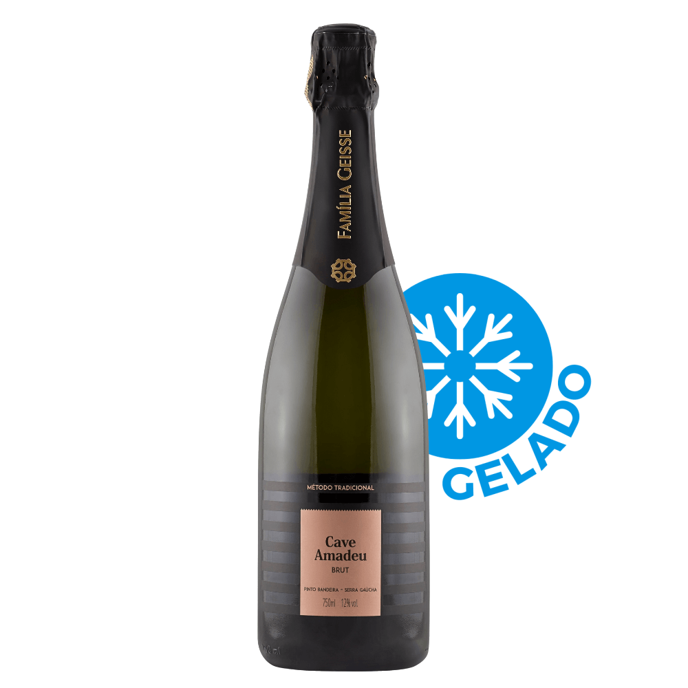 Espumante Família Geisse Cave Amadeu Brut Branco - Gelado