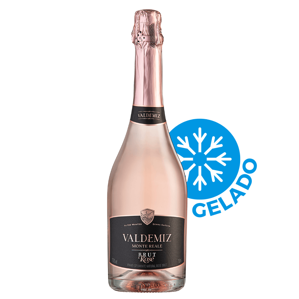 Espumante Monte Reale Valdemiz Pinot Noir Brut Rosé - Gelado