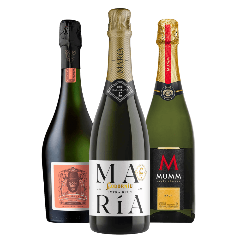 Kit Espumantes Argentinos: Sombrero, Septima, Mumm