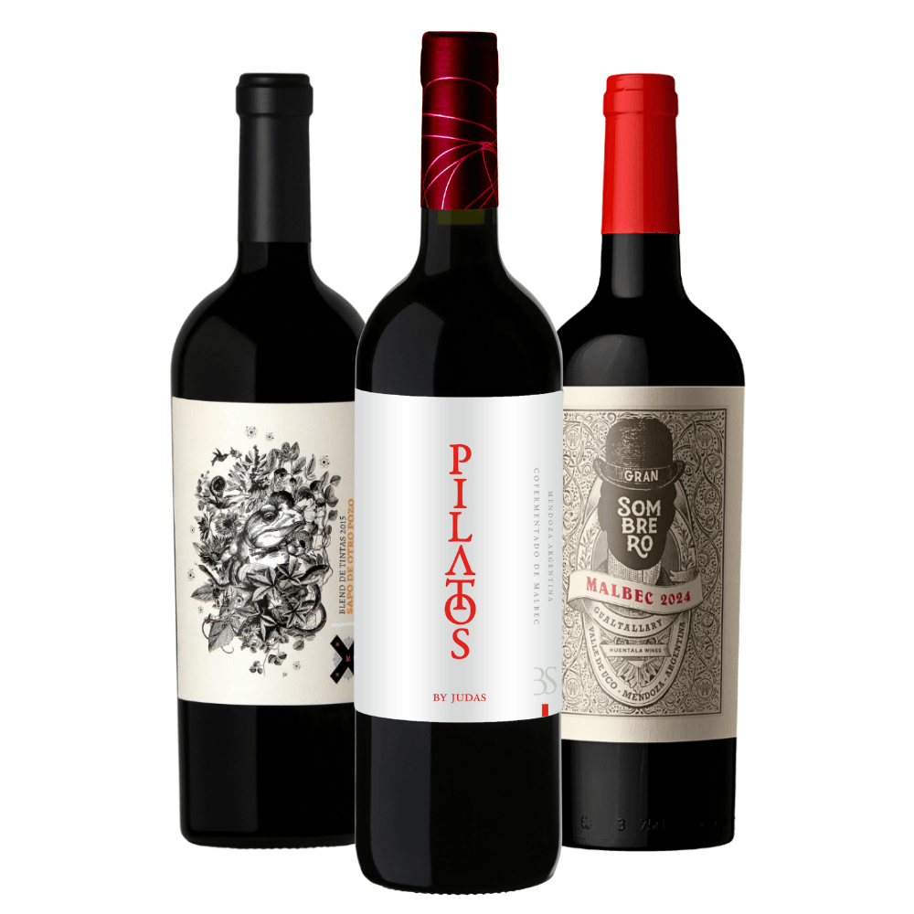 Kit Vinhos Argentinos: Sapo de Otro Pozo, Pilatos, Gran Sombrero