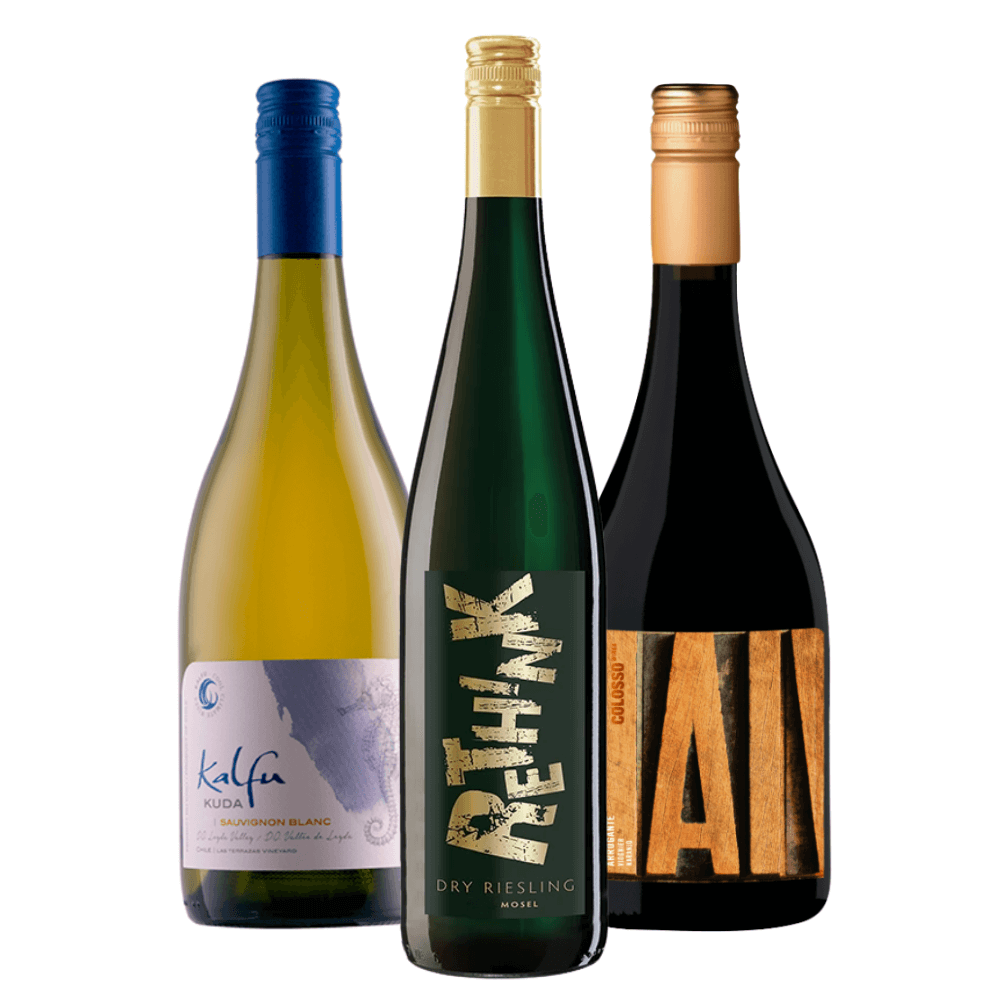 Kit Vinhos Brancos: Chile, Alemana, Argentina