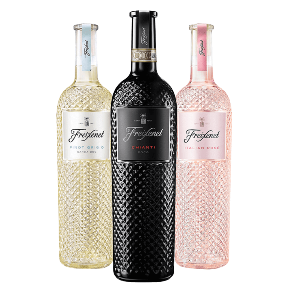 Kit Vinhos Freixenet: Pinot Grigio, Chianti, Rosé