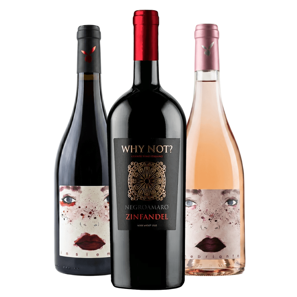 Kit Vinhos Italianos: Merlot, Primitivo, Sangiovese Rosé