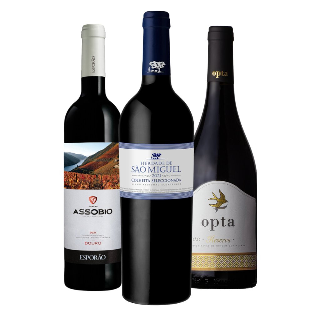 Kit Vinhos Portugal: Assobio, Herdade de São Miguel, Opta