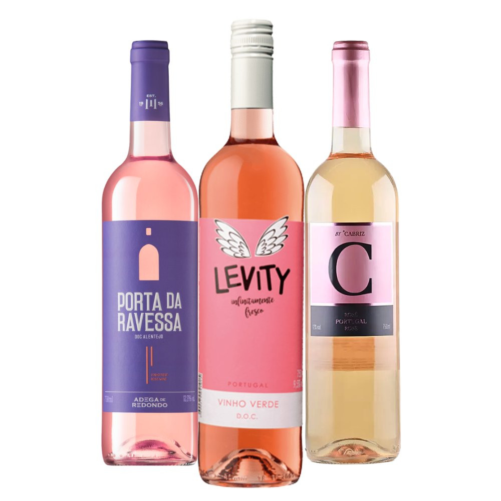 Kit Vinhos Portugueses - 3 Unidades