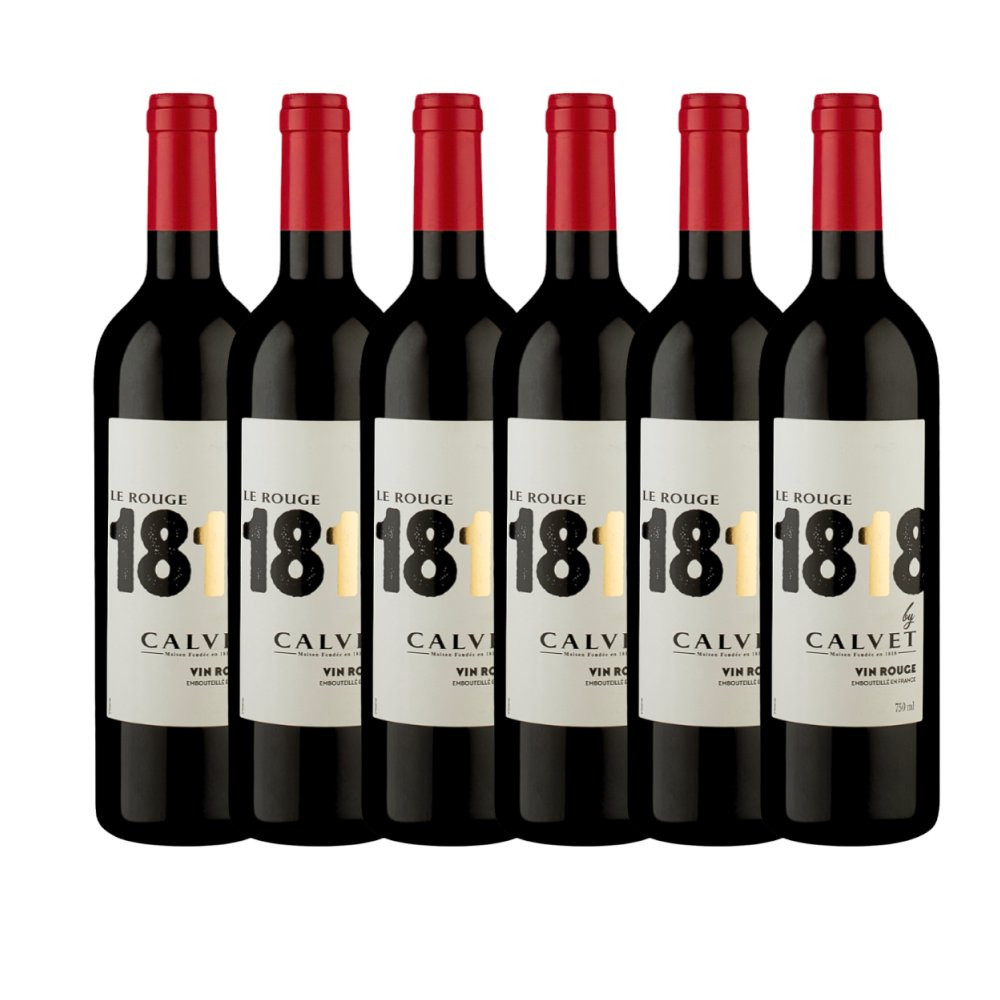 Vinho Calvet 1818 Blend Vin de France - 6 Unidades