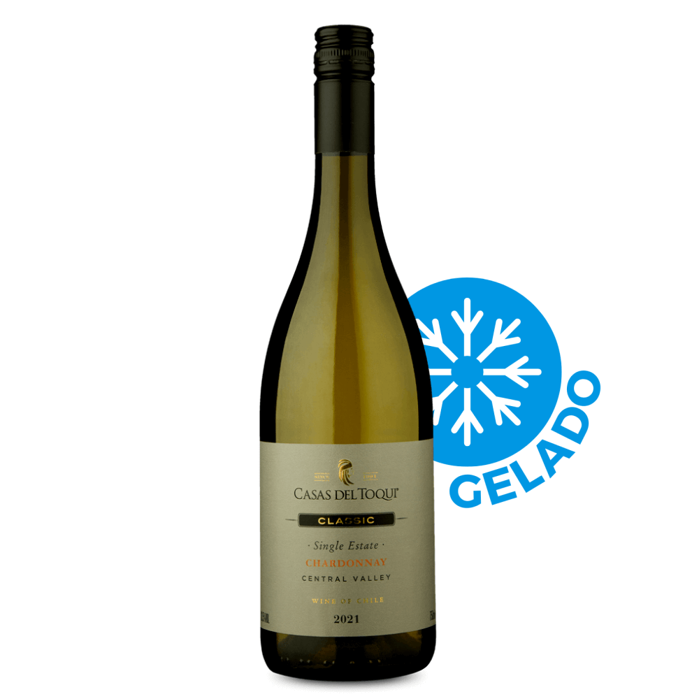 Vinho Casas del Toqui Single Estate D.O. Central Valley Chardonnay 2021 - Gelado