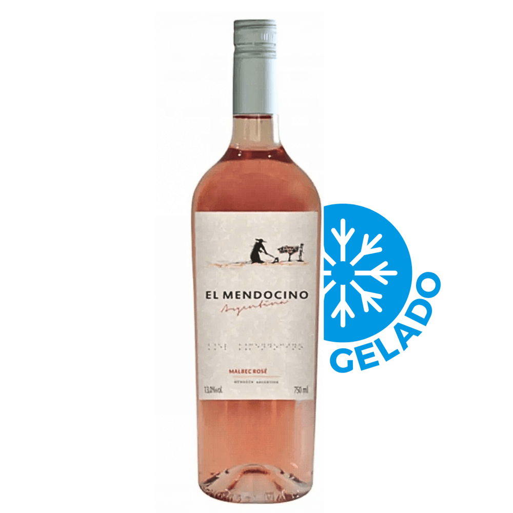 Vinho El Mendocino Malbec Rosé - Gelado