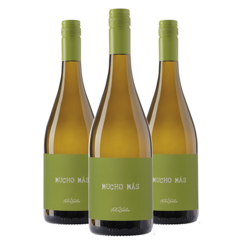 Vinho Félix Solís Mucho Más Branco Valdepeñas D.O. - 3 Unidades