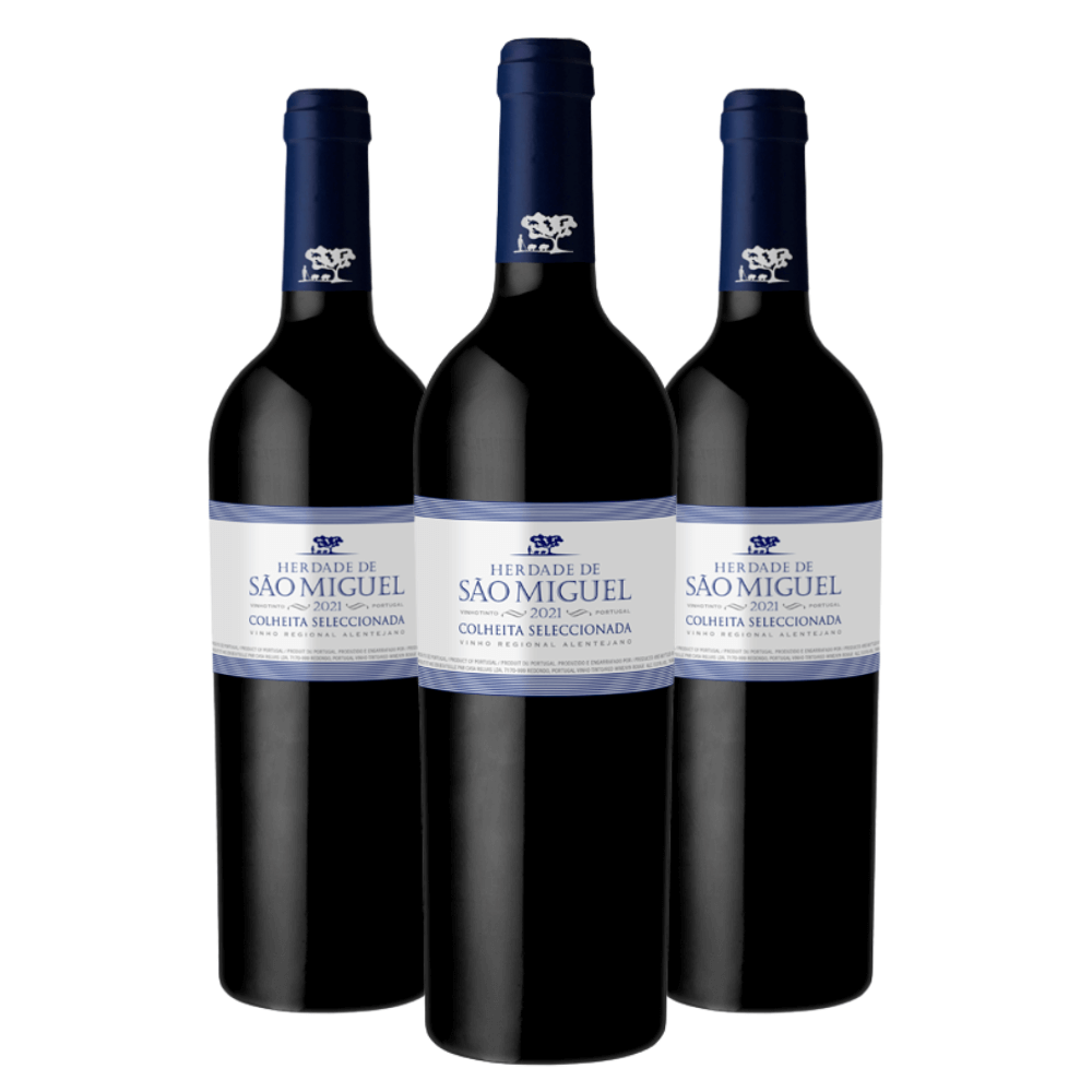Vinho Herdade de São Miguel Colheita Selecionada - 3 Unidades