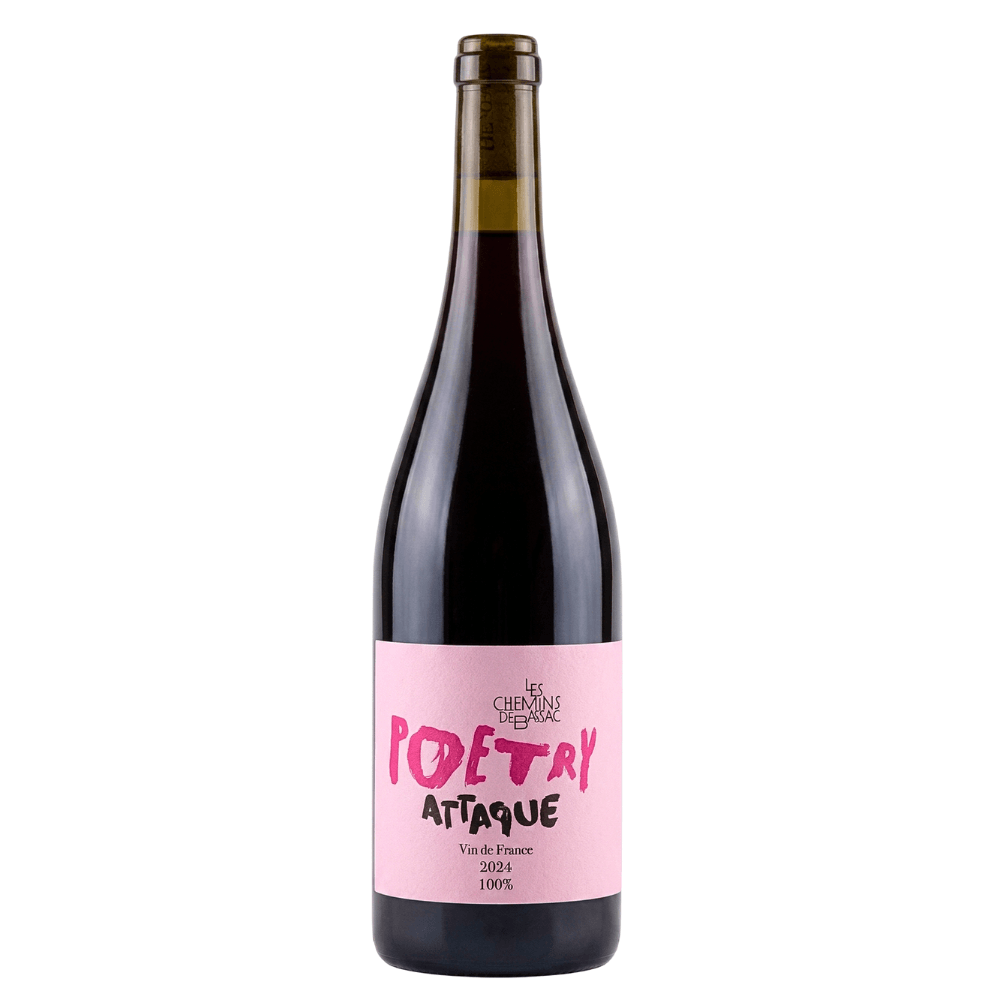 Vinho Les Chemins de Bassac Poetry Attaque Mourvèdre