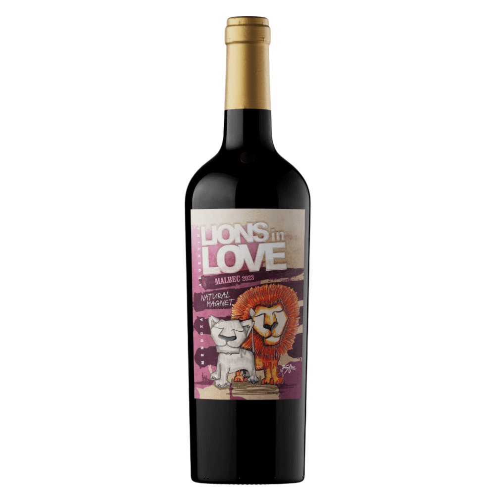 Vinho Lions In Love Magnetic Natural Malbec 2023