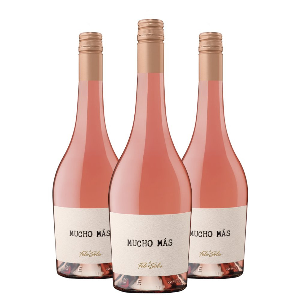 Vinho Rosé Félix Solís Mucho Más Blend Valdepeñas D.O. - 3 Unidades
