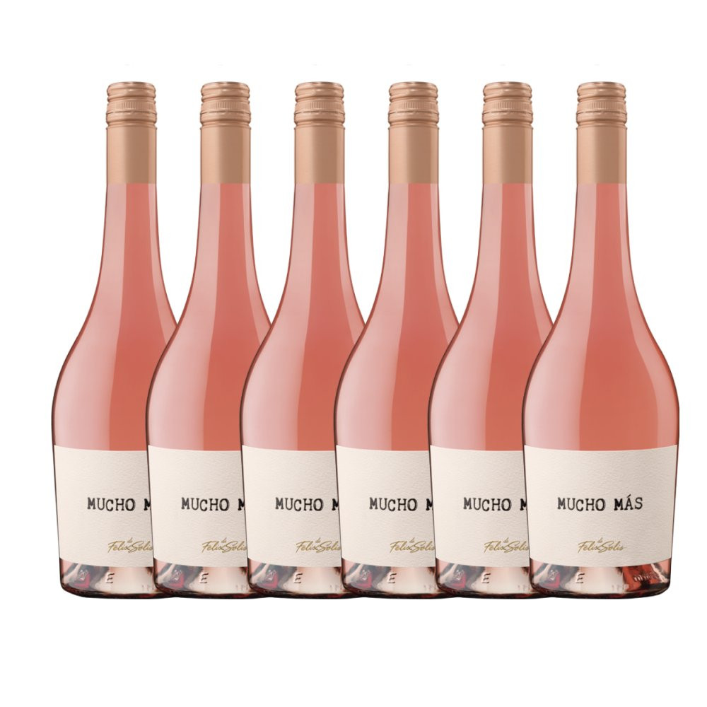 Vinho Rosé Félix Solís Mucho Más Blend Valdepeñas D.O. - 6 Unidades