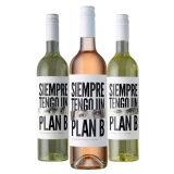 Kit de Vinhos Plan B Refrescantes: Sauvignon Blanc, Malbec Rosé, Chardonnay