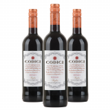 Kit Vinho Italiano Codici Rosso Puglia IGT - 3 Unidades