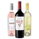 Kit Vinhos Malbec Argentinos: Rosé, Tinto e Branco