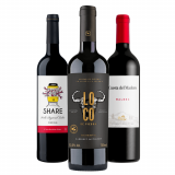 Kit Vinhos Tintos: Share, Loco de Piedra, Cuesta del Madero